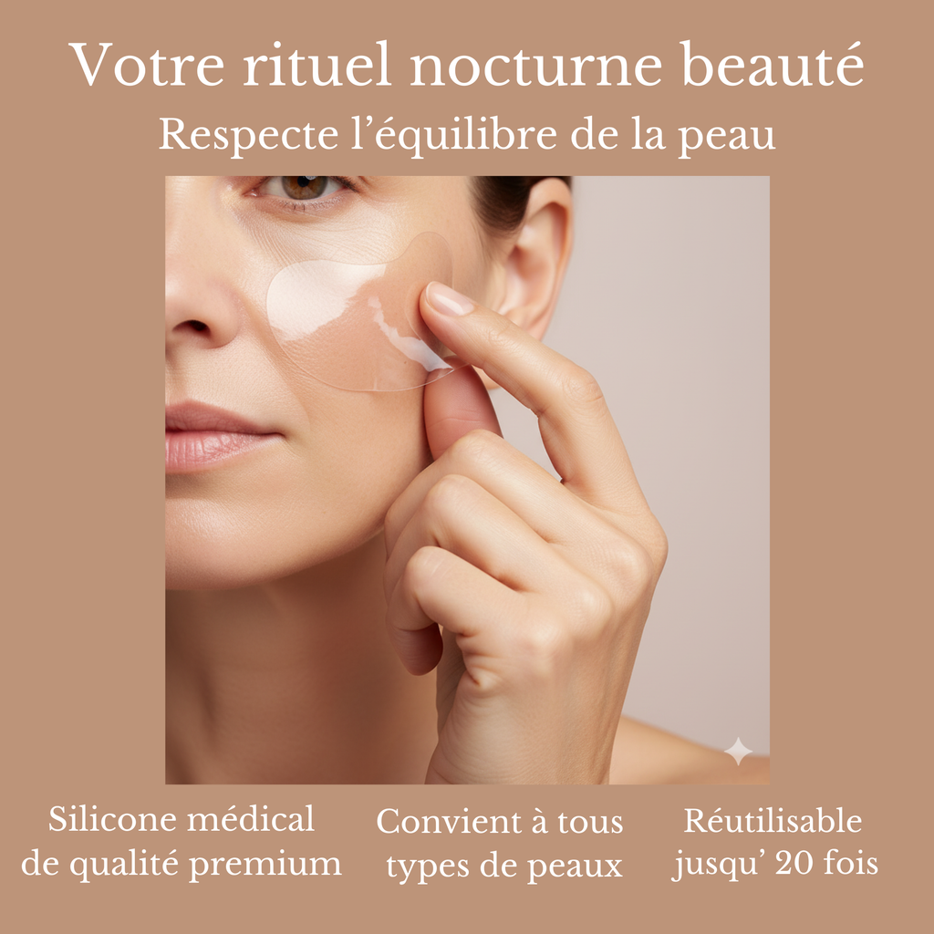 Lissée – Les patchs qui lissent les rides du sommeil pendant la nuit